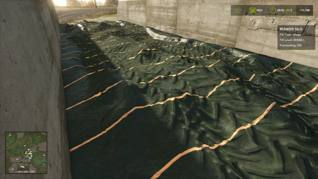 bunker-silo-hud-fs25-7POif-1024x576 Bunker Silo HUD ✓